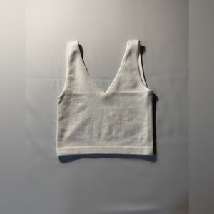 Ribbed White Tank (reversible) By together